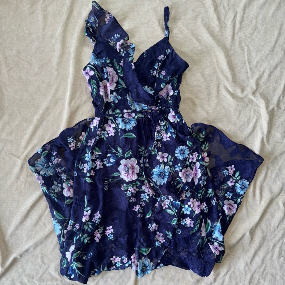 BCX Floral Asymmetrical Dress